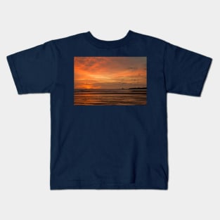 December sunrise over the North Sea Kids T-Shirt